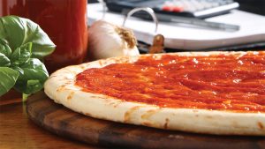 Stewed tomatoes pizza sauce