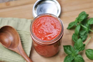 Packaging of tomato ketchup